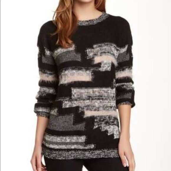 Kaii Mixed Knit Sweater NWT - Picture 1 of 14